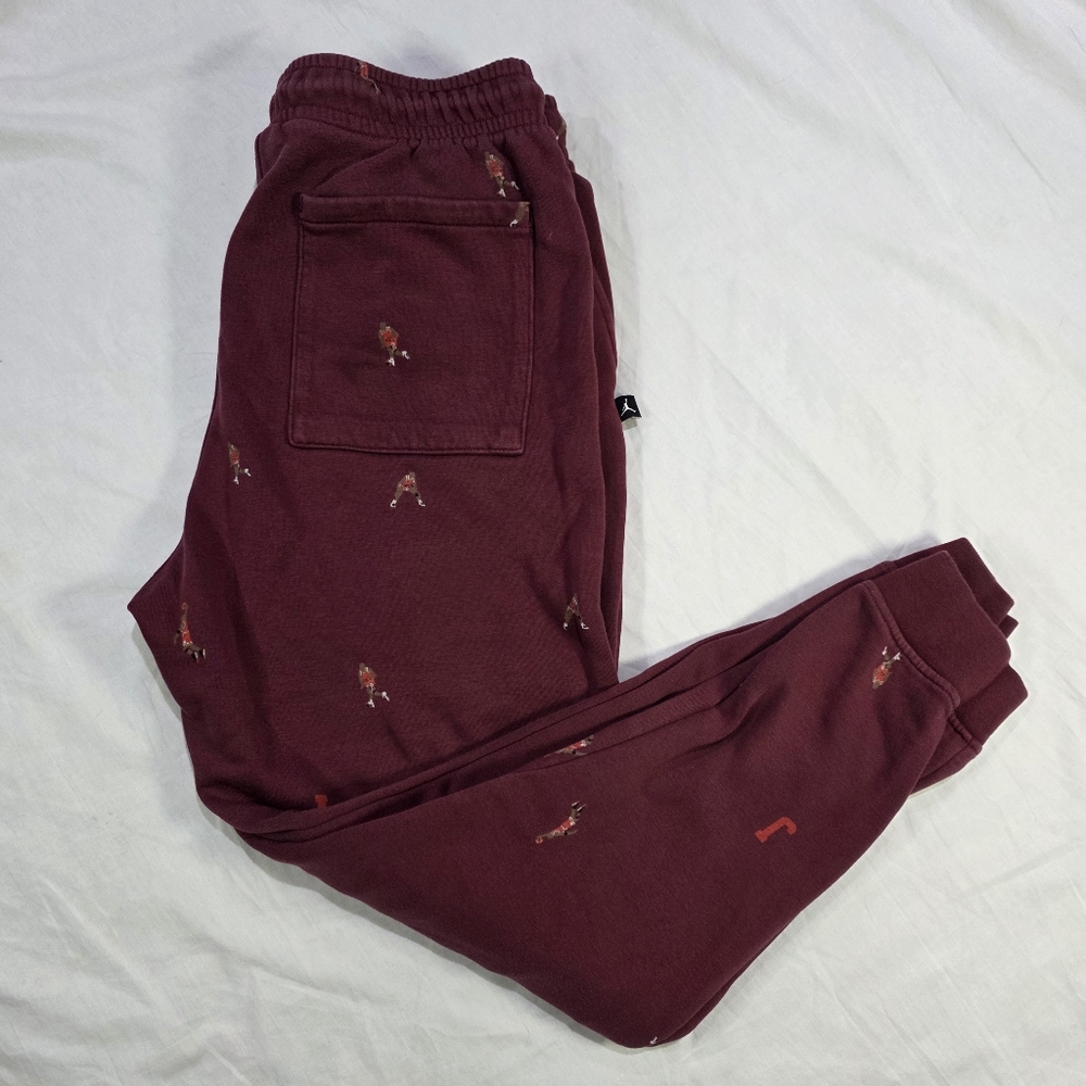 Air Jordan Graphic Sweatpants/Joggers with Drawstring in Cherrywood. M
